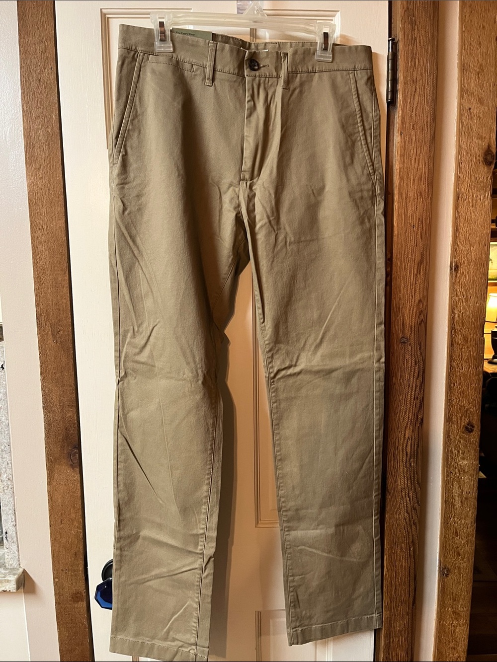 Goodfellow & Co Olive-Tan Chino Pants 32x32 slim chino